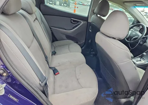 2011 Hyundai Elantra Gls from USA, damaged, VIN 5NPDH4AE5BH030547